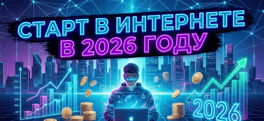 Практический план старта в интернете в 2026 году