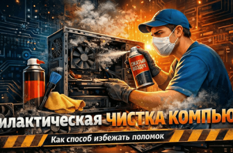 Профилактическая чистка компьютера как способ избежать поломок