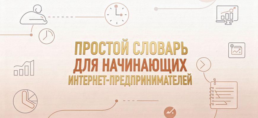 Простой словарь для начинающих интернет-предпринимателей