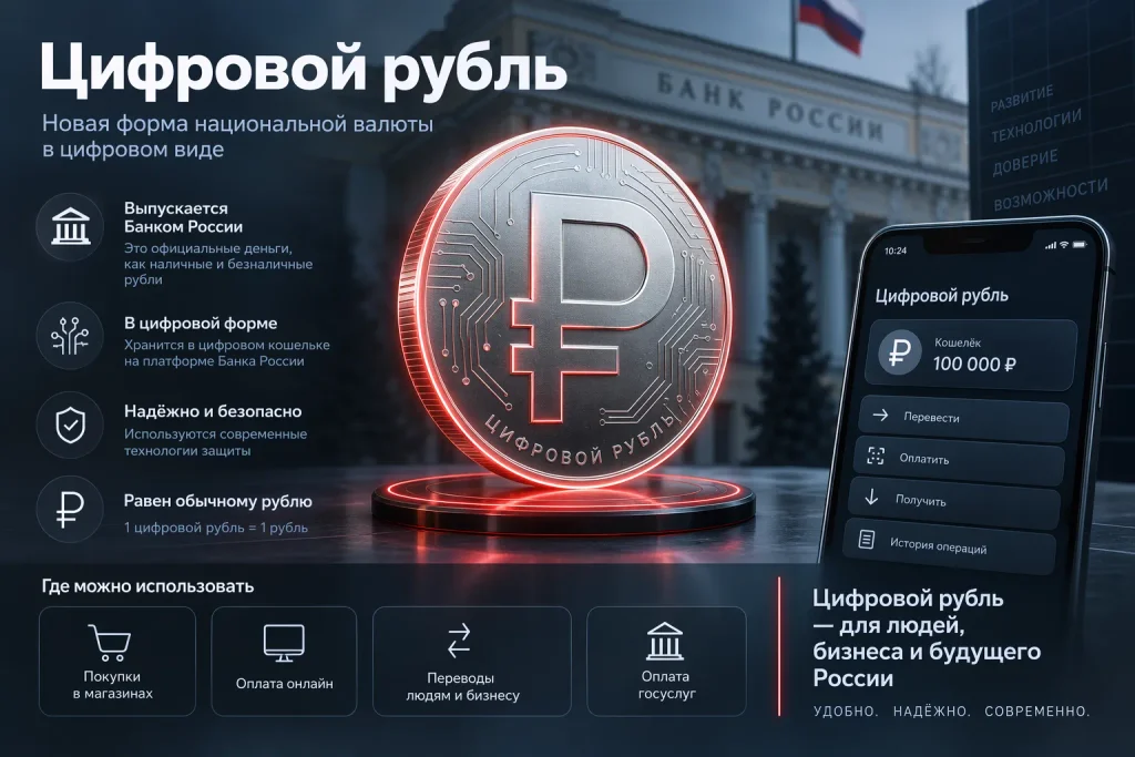 Что такое цифровой рубль?