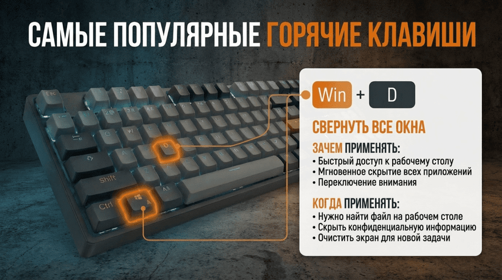 Горячие клавиши Windows: Руководство по повышению продуктивности